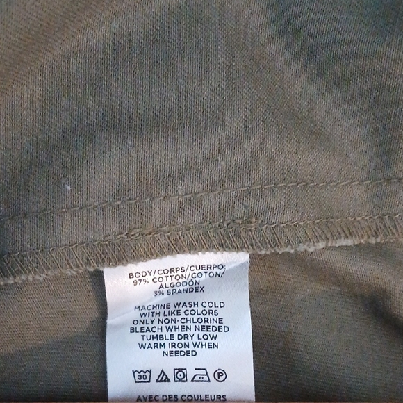 LOFT Olive Green Cargo Skirt - Picture 10 of 10